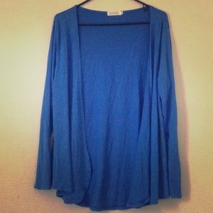 Blue cardigan